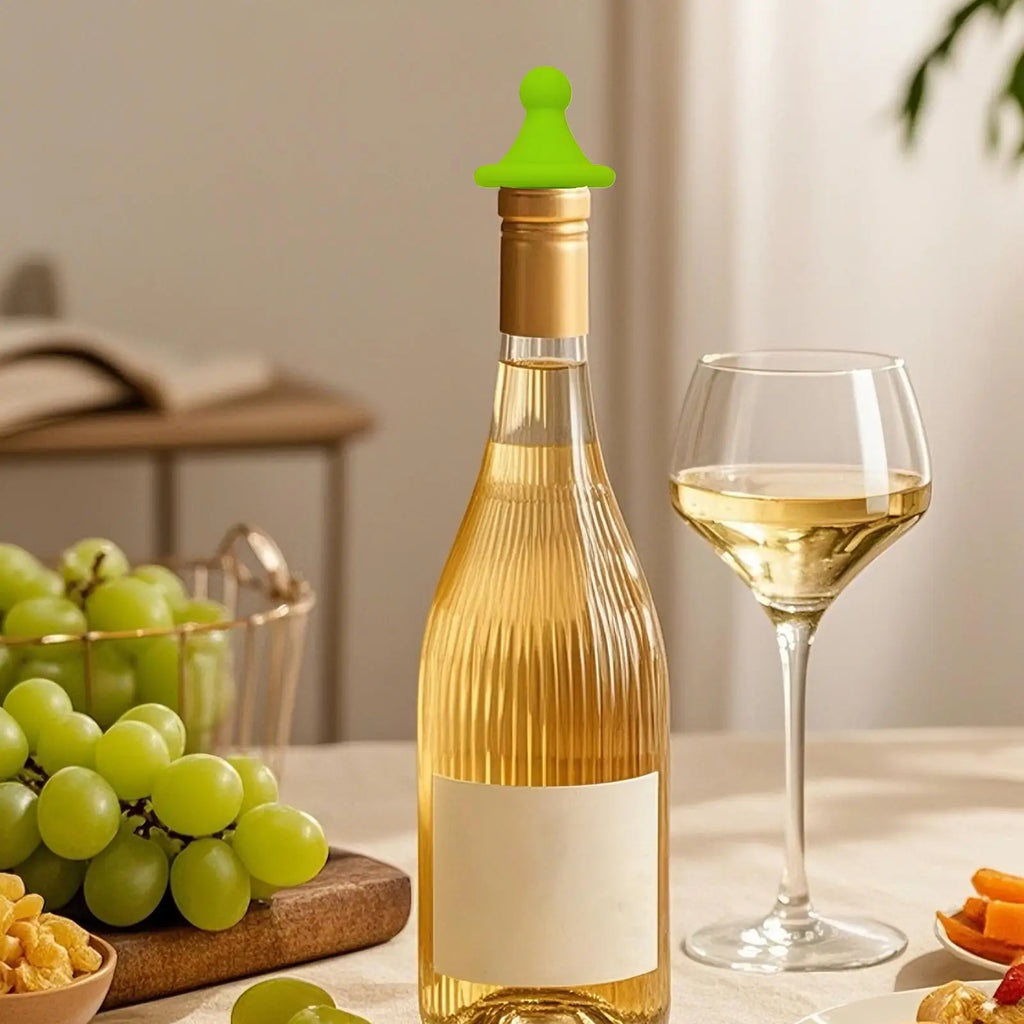 Silicone Wine Stopper – Airtight Champagne & Beer Bottle Cap