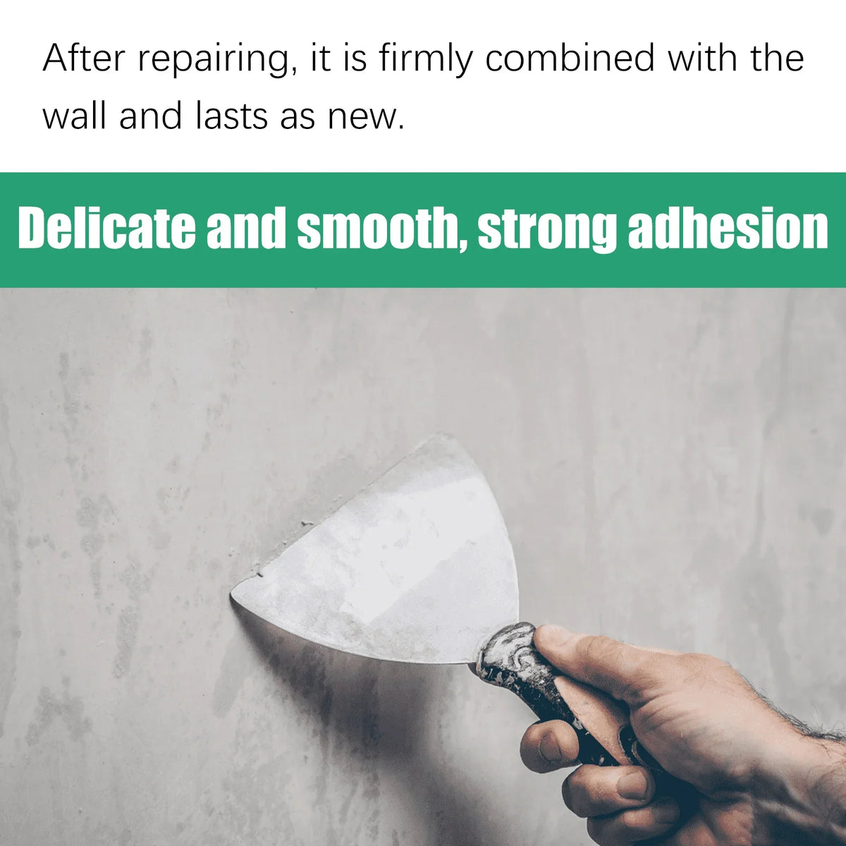 Wall Repair Paste Kit – Quick-Dry Spackle Filler & Scraper 100g