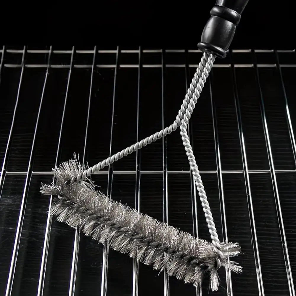 Stainless Steel BBQ Grill Cleaning Brush with Handle | Nixie