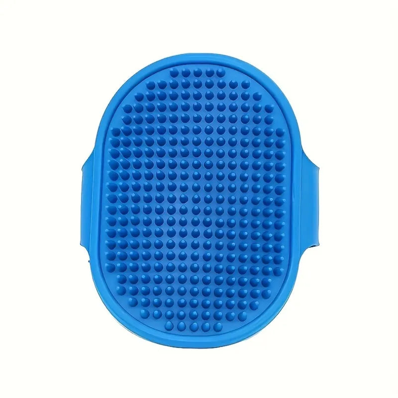 Silicone Pet Bath Brush – Cat & Dog Grooming Massage Comb