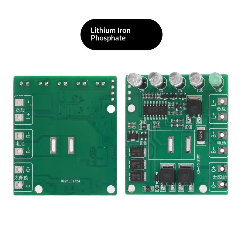 12V 12A Solar Charge Controller – Lithium Battery Charging Board