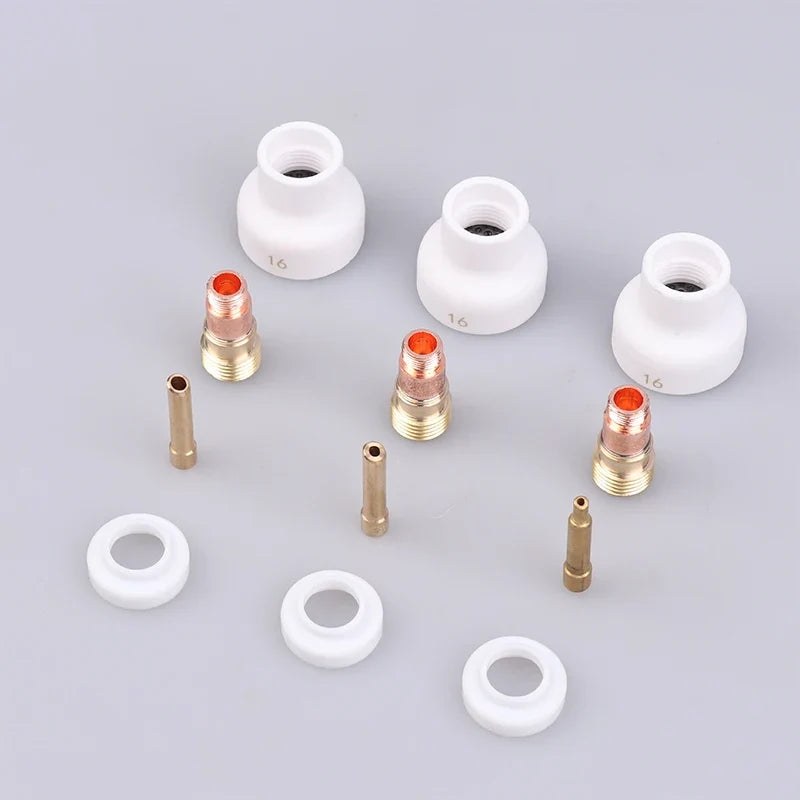 TIG Welding Ceramic Nozzle Gas Lens Kit WP17 WP18 WP26 – 4Pcs