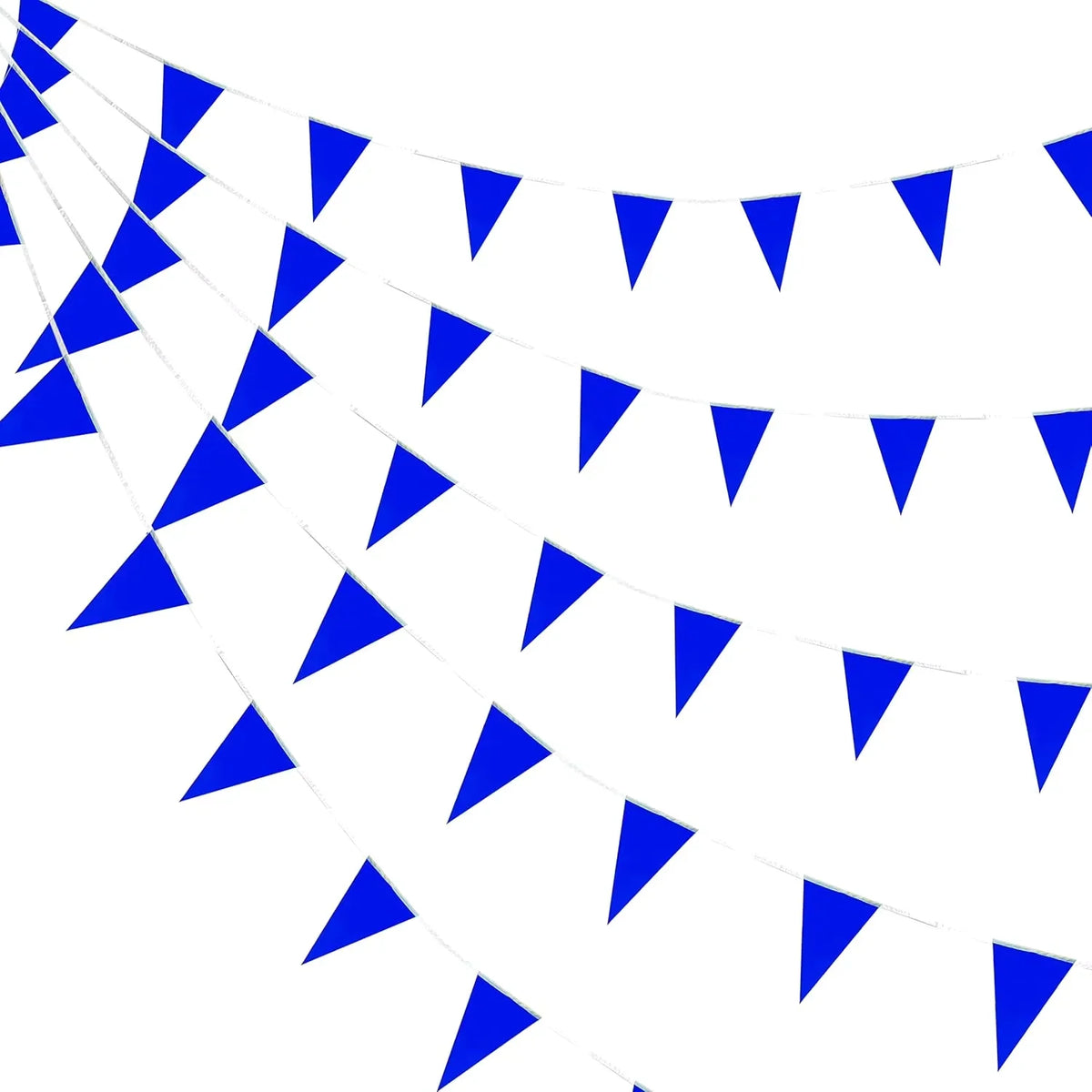 Navy Blue Pennant Bunting Banner 33Ft – Party & Wedding Decor