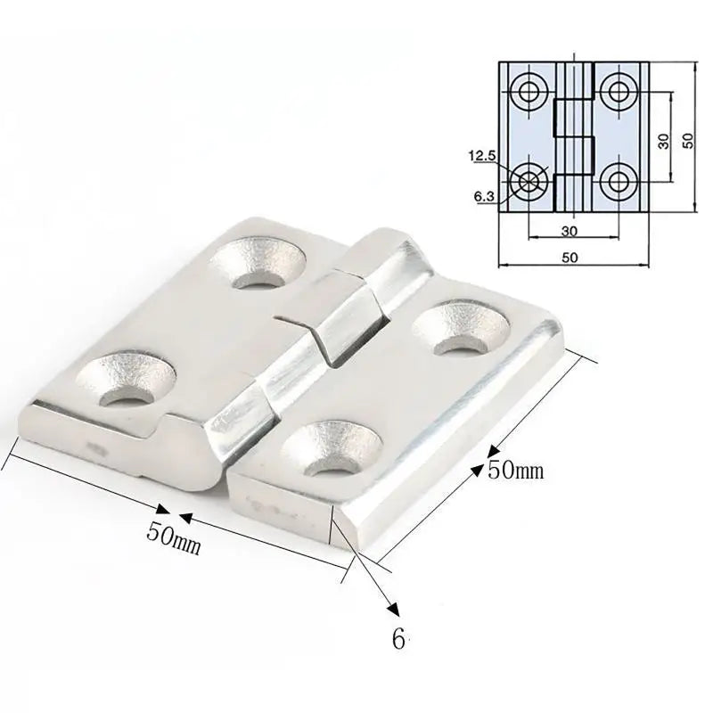 Stainless Steel Detachable Flag Hinge Lift Off 40 50 60mm