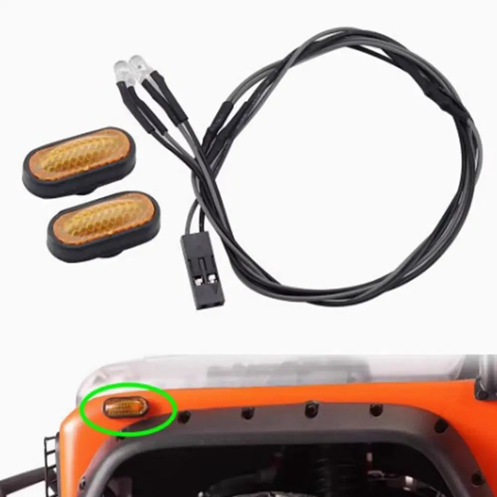 RC Crawler Turn Signal & Brake Lights – 1/8 1/10 1/14 Scale