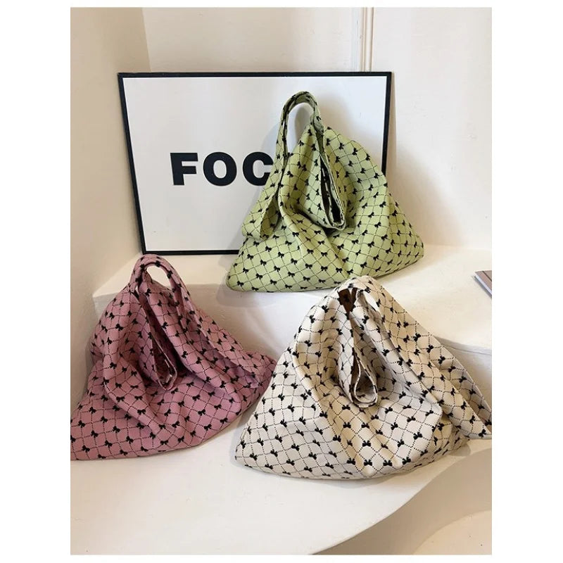 Bowknot Crossbody Bag for Women – Vintage Casual Shoulder Bag