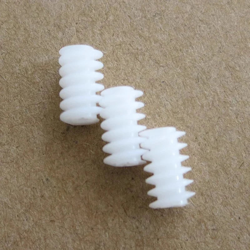 10pcs Plastic Worm Gear 0.5 Module 6×10 DIY Reduction Gears
