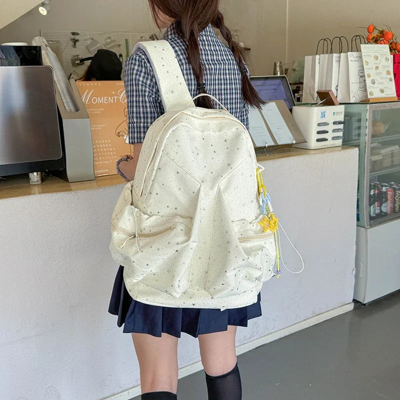 Korean Style Large Capacity Starry Backpack for Students