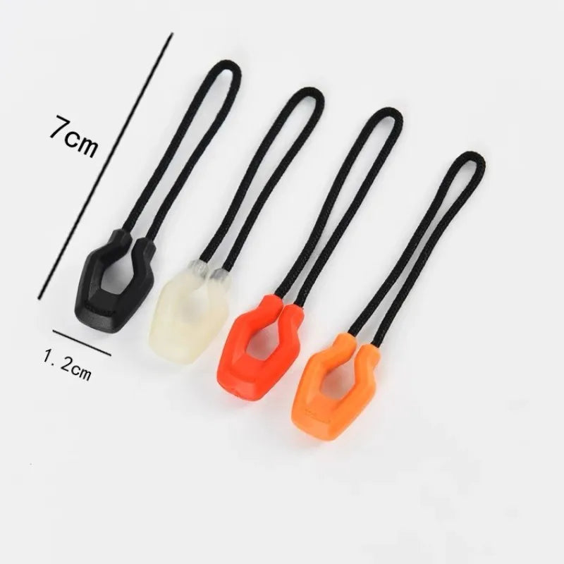 6Pcs Luminous Zipper Pullers – Glow-in-the-Dark Zip Extensions