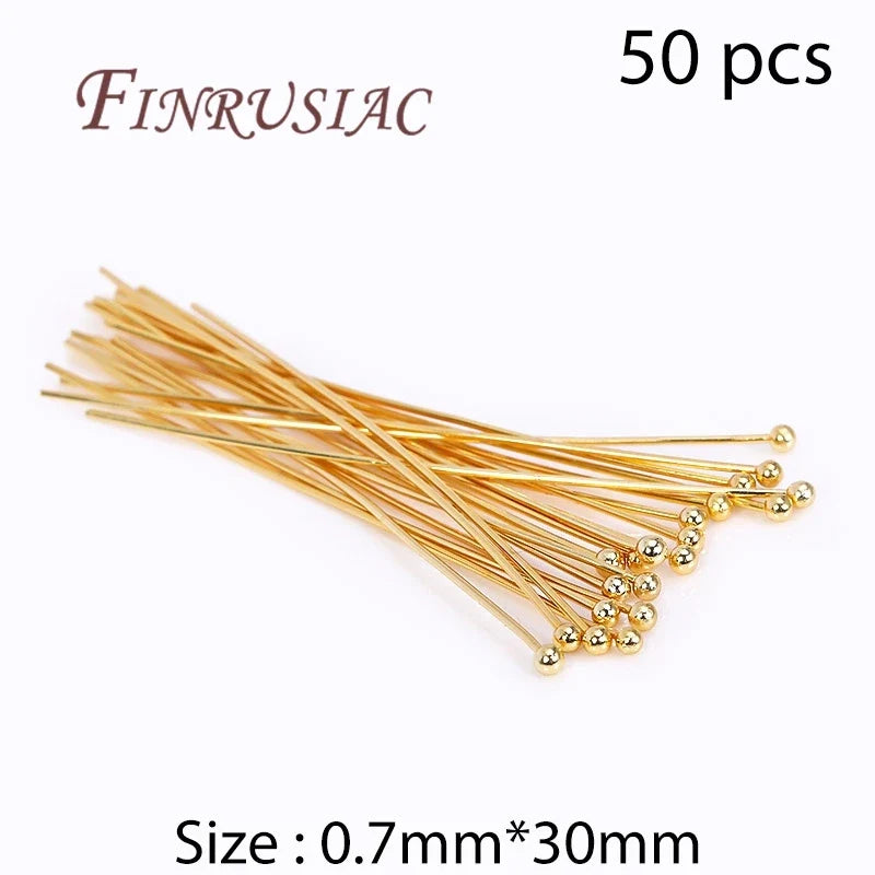 18K Gold Plated Crimp Beads, End Caps & Lobster Clasps