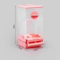 Automatic Transparent Bird Seed Feeder – Parrot Cage Accessory