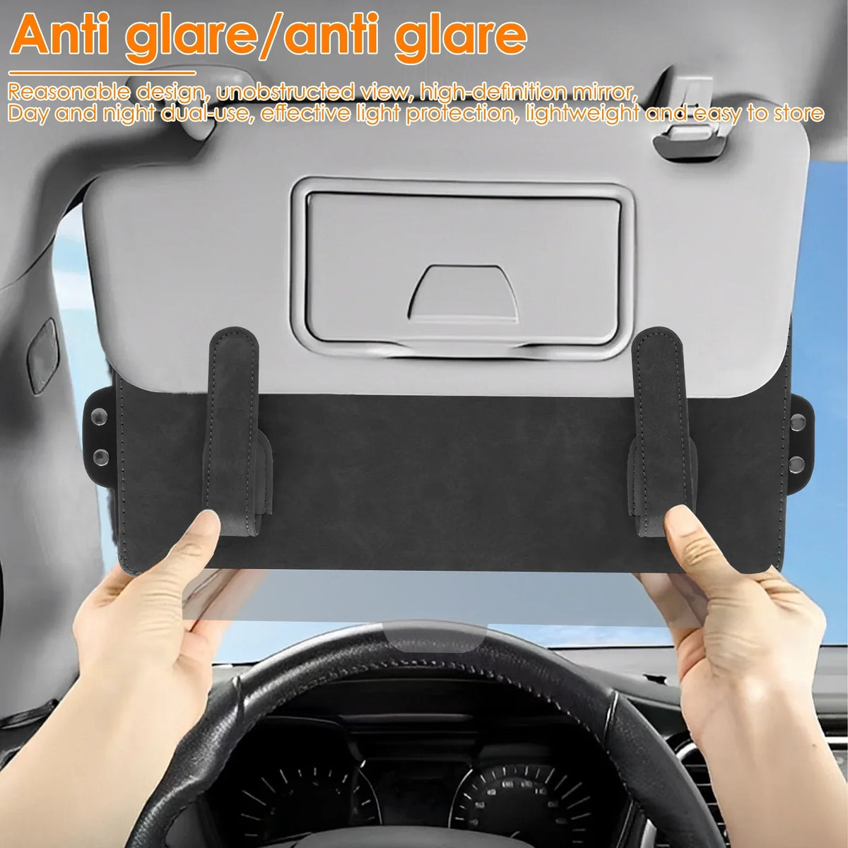 Universal Car Sun Visor Extender – Anti-Glare UV Sun Blocker