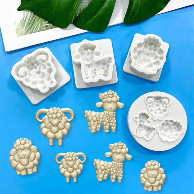 Sheep Silicone Candle Mold – DIY Resin, Soap & Plaster Craft