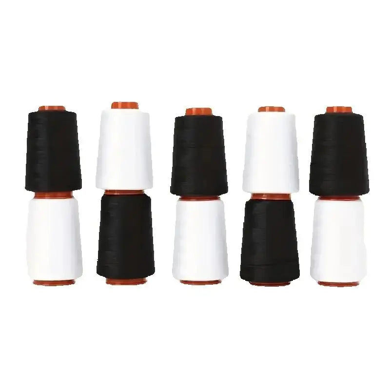10-Pack 402 Polyester Sewing Thread – 800 Yds Black & White
