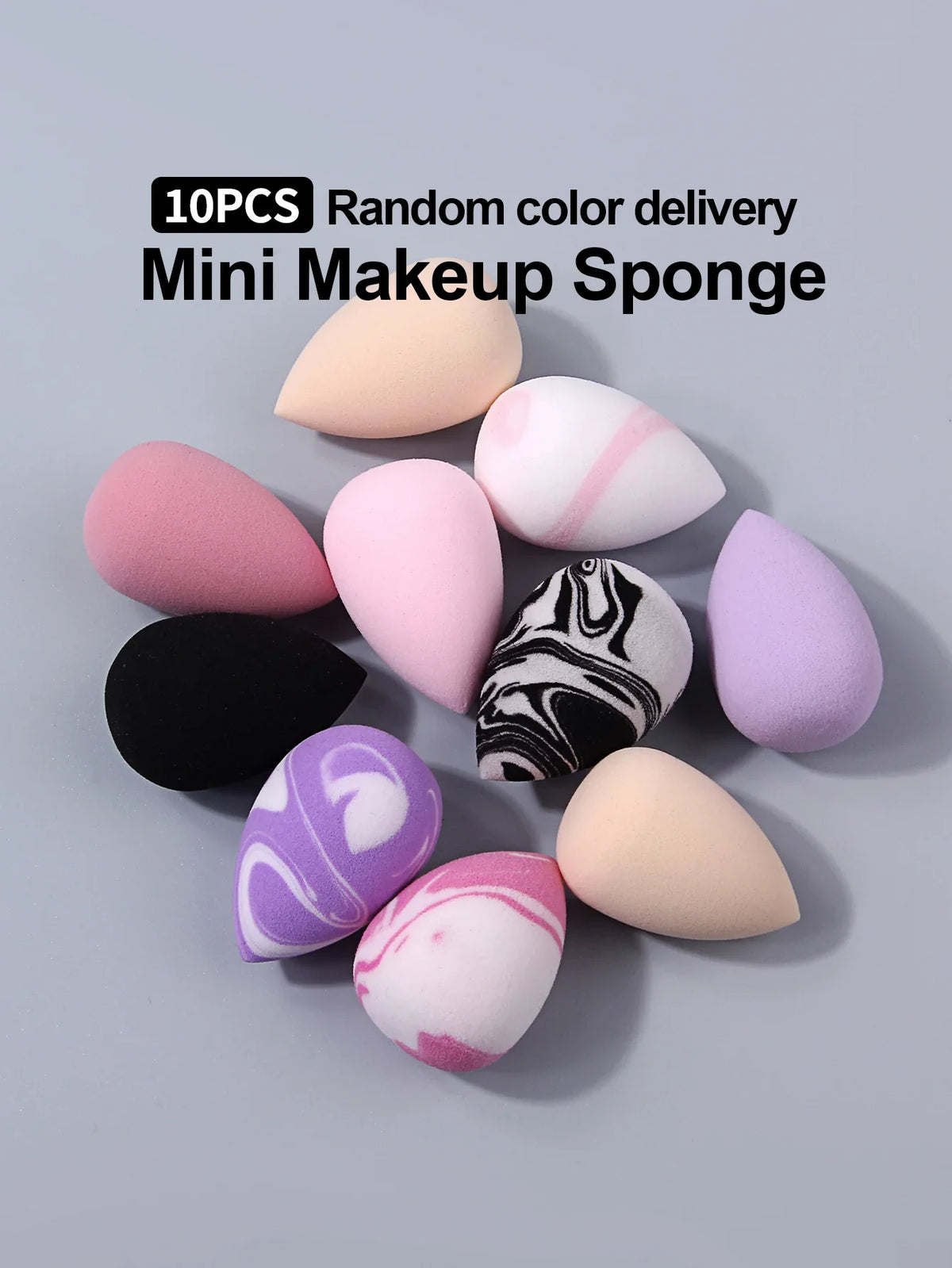 Mini Makeup Sponges – Water-Expanding Cosmetic Puffs 10–100 Pcs