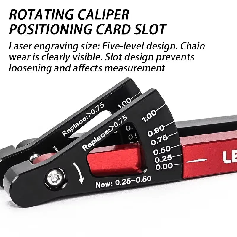 Bike Chain Wear Indicator Tool – MTB & Road Chain Checker