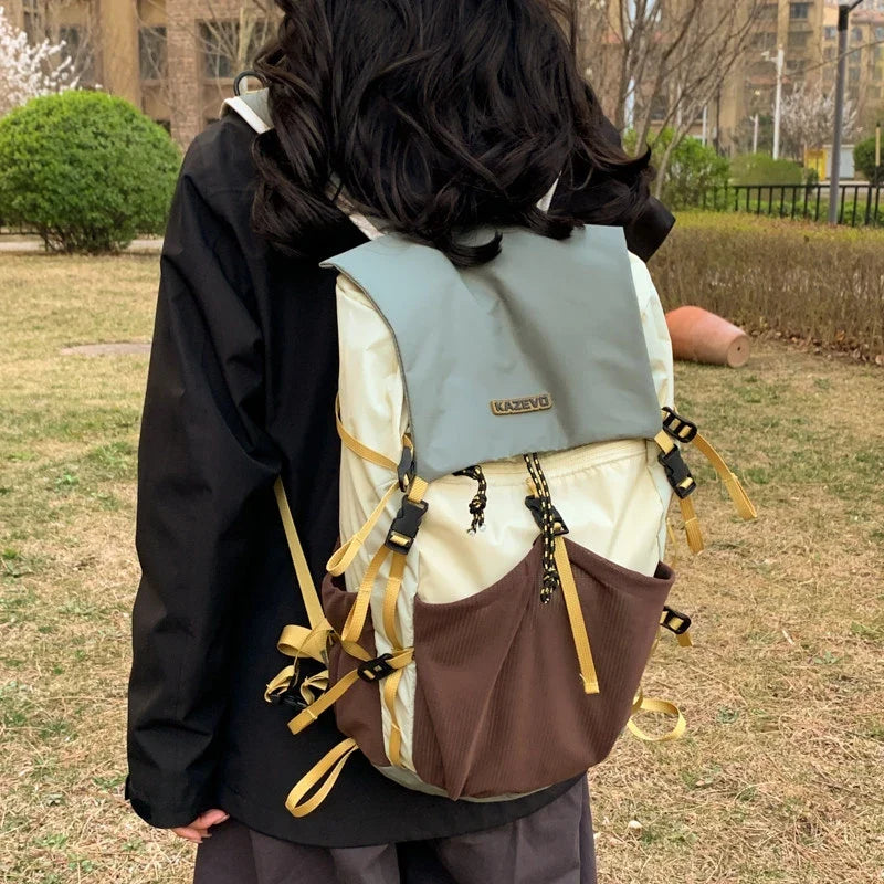 Nixie 20-35L Color-Block Hiking Backpack – Lightweight