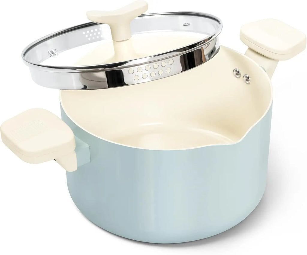 MICHELANGELO 24cm Nonstick Saucepan with Lid | Induction Ready