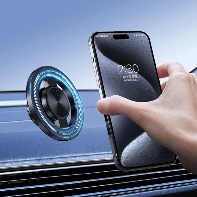 17mm Ball Joint Car Phone Mount Head – 360° Rotating Metal ABS