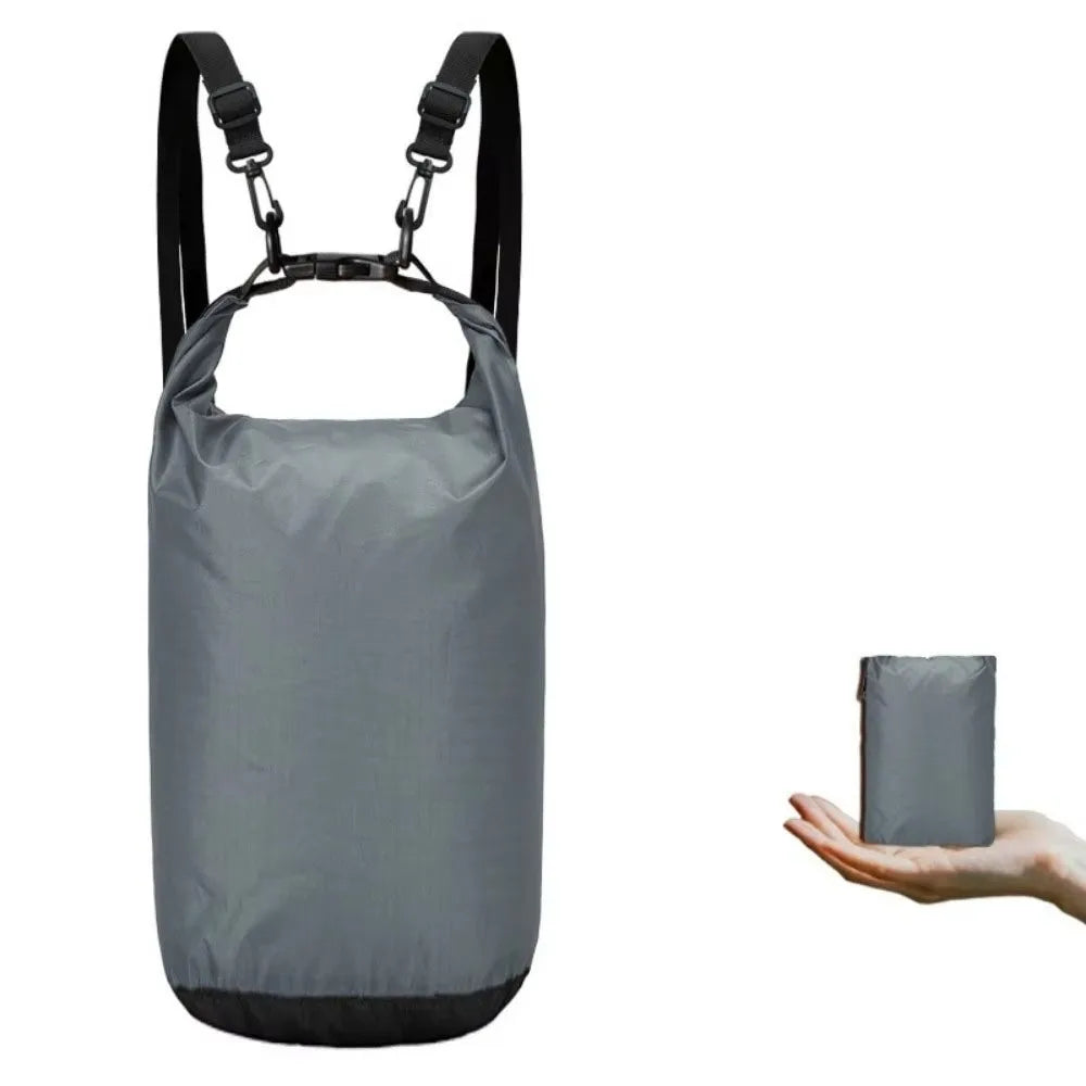 Waterproof Dry Bag 15/20L – Foldable Drifting Bucket Bag