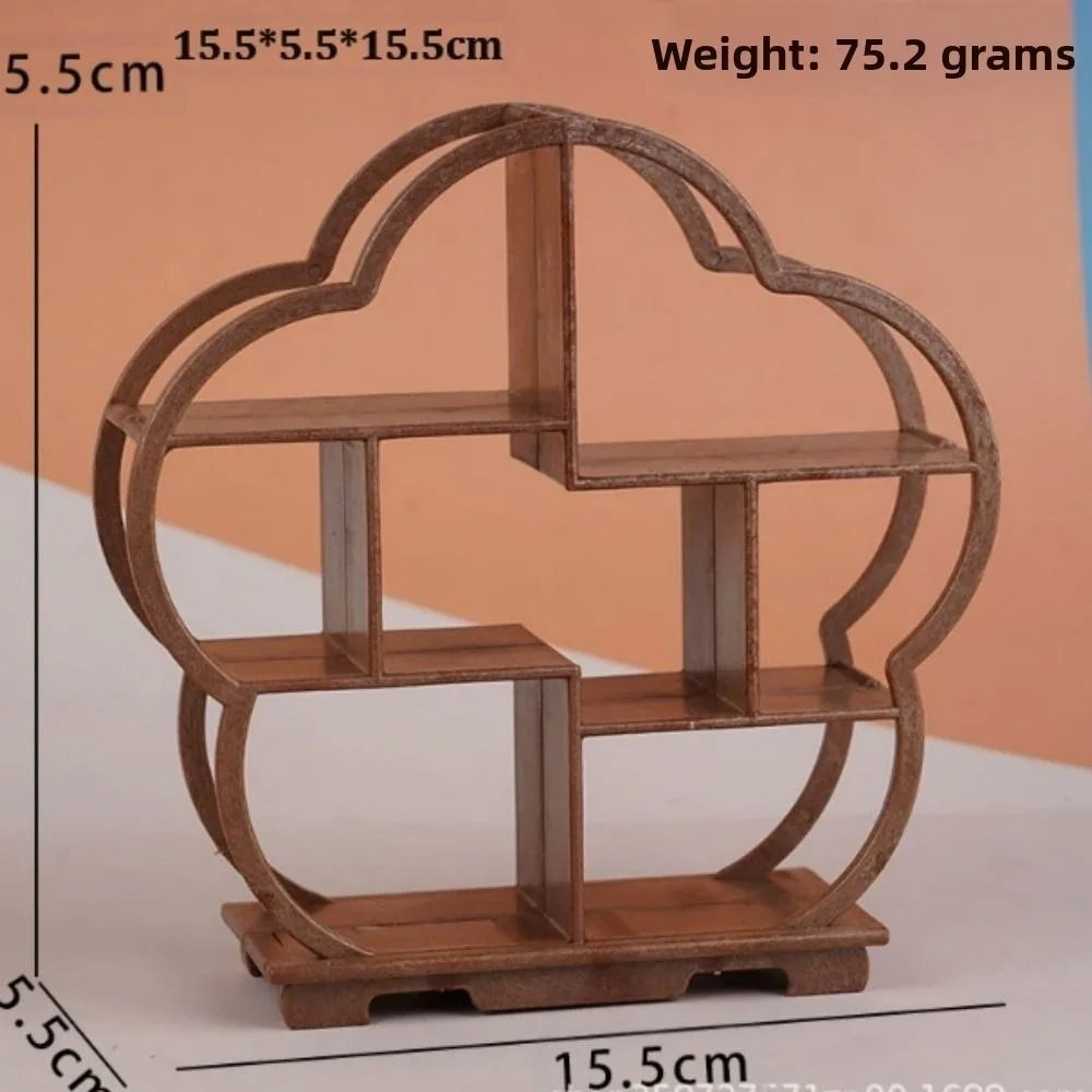 Miniature Dollhouse Shelf Rack – 1:6 & 1:12 Scale DIY Accessory