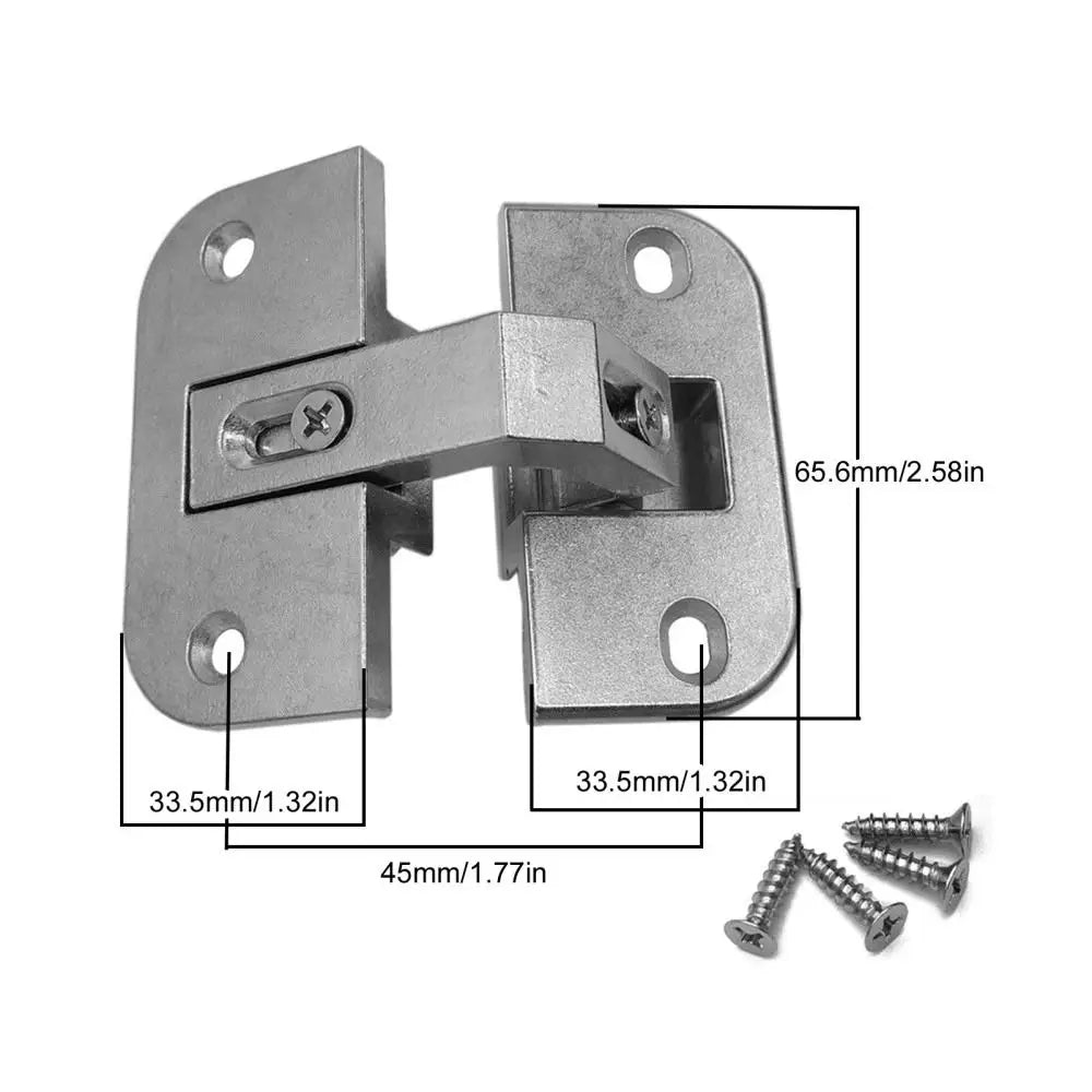 Zinc Alloy Pie Cut Corner Hinge – Soft Close Cabinet Hinge