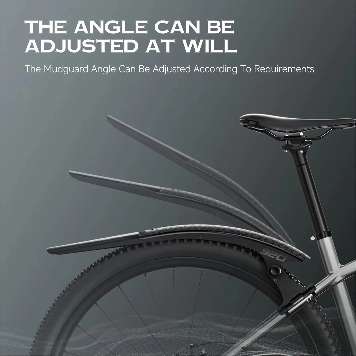 ENLEE Adjustable Bike Mudguard – Front & Rear, 26/27.5/29"