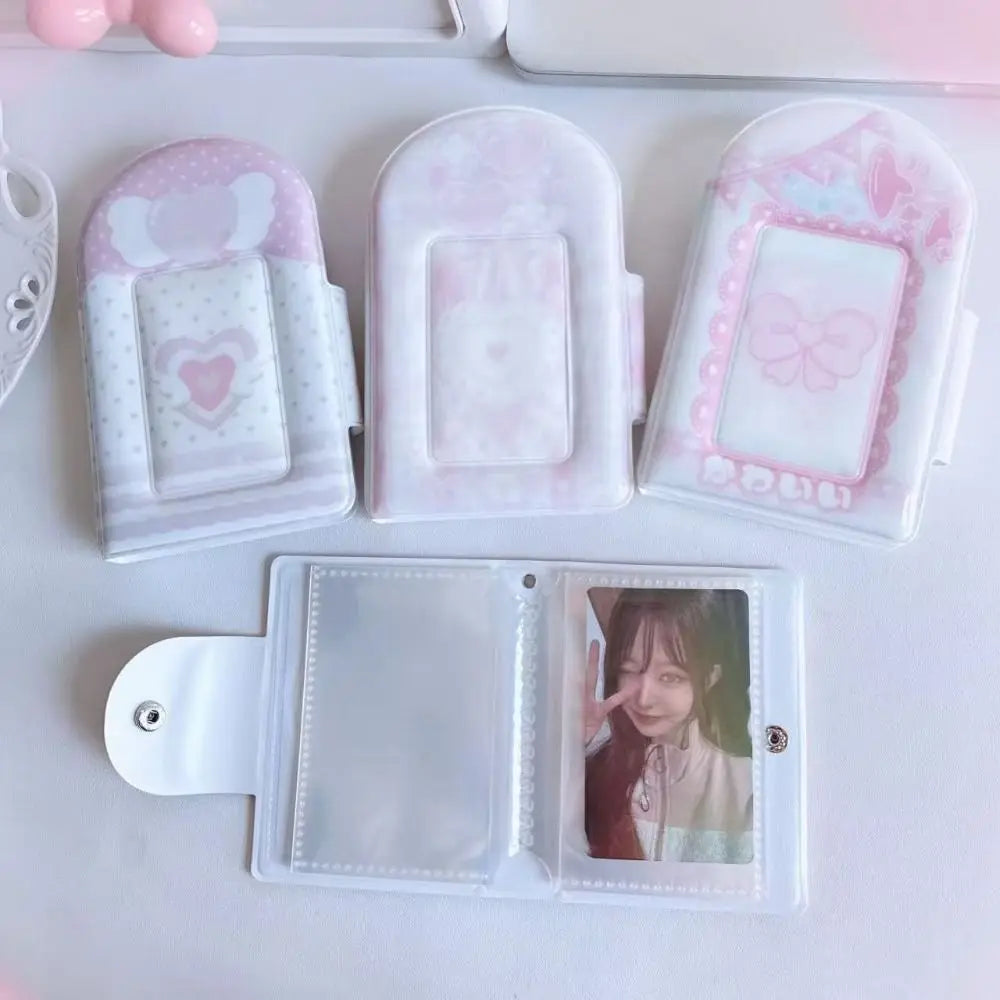 3-Inch Photocard Binder Album 32 Pockets – Cute Kpop Card Holder