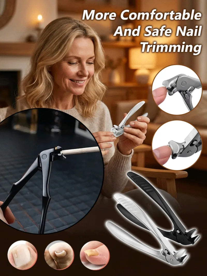 Wide Opening Stainless Steel Nail Clipper – Thick Nails