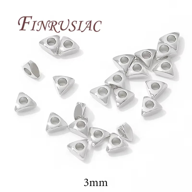 6mm 18K Gold Plated Brass Round Spacer Beads | DIY Jewelry