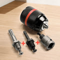 Keyless 13mm Drill Chuck Set – SDS Plus & Hex Shank Adapter