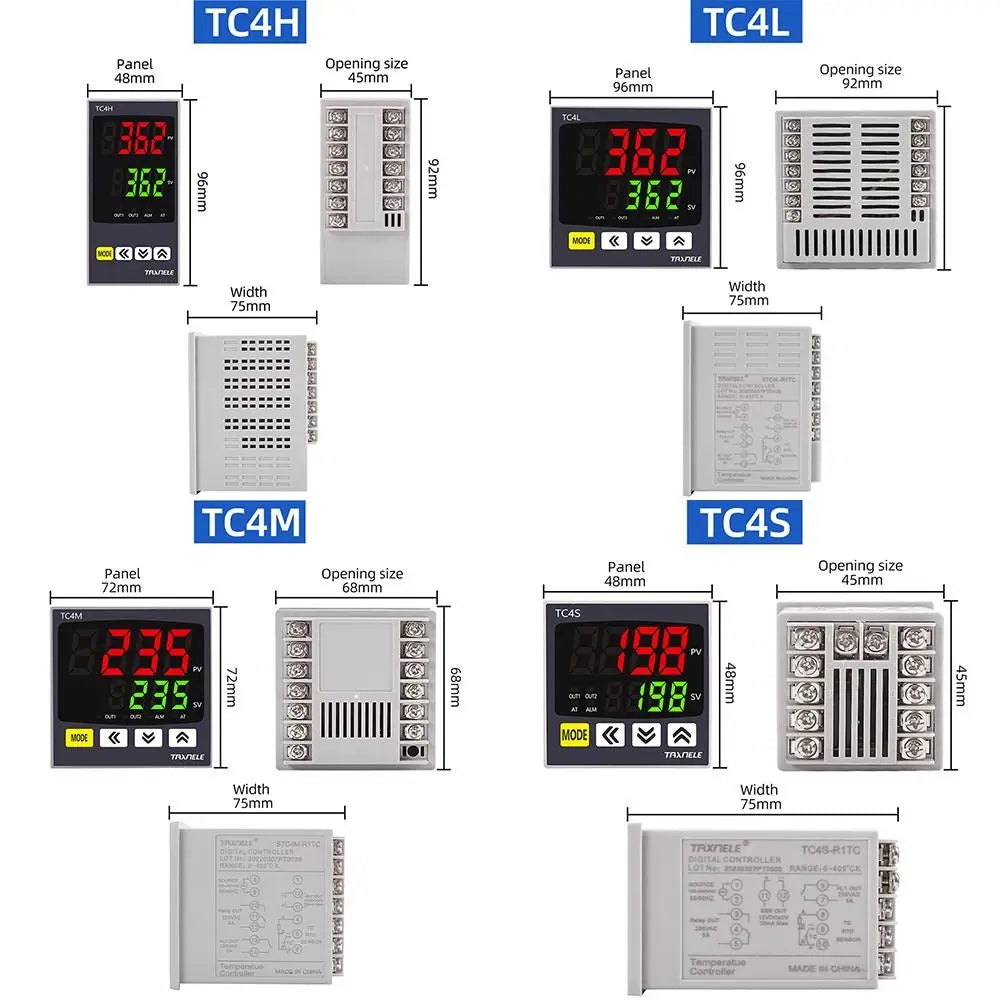 TC Series Digital PID Temperature Controller Dual SSR Relay