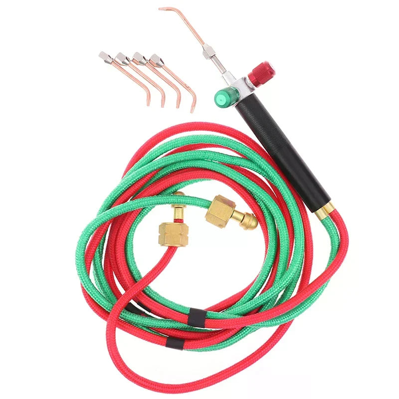Oxygen Acetylene Welding Torch Set with 5 Nozzle Tips | Nixie