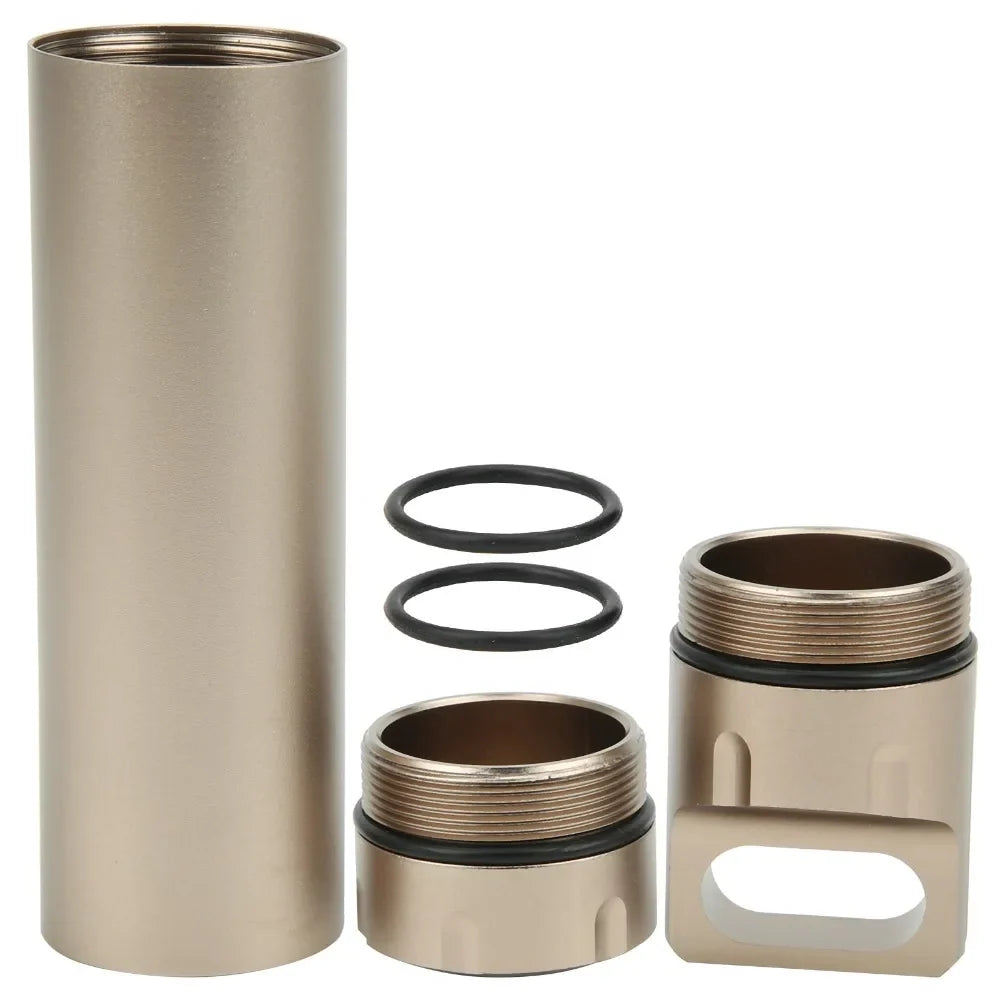 Aluminum Alloy Waterproof Pill Case – CNC Machined Portable