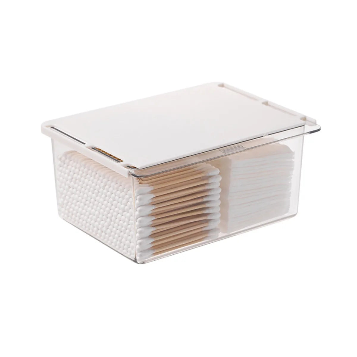 Transparent Pull-Out Bathroom Drawer Makeup Organizer