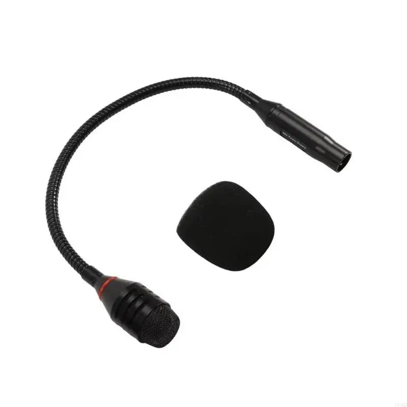 Gooseneck Microphone XLR Cardioid | Flexible Neck & Windscreen