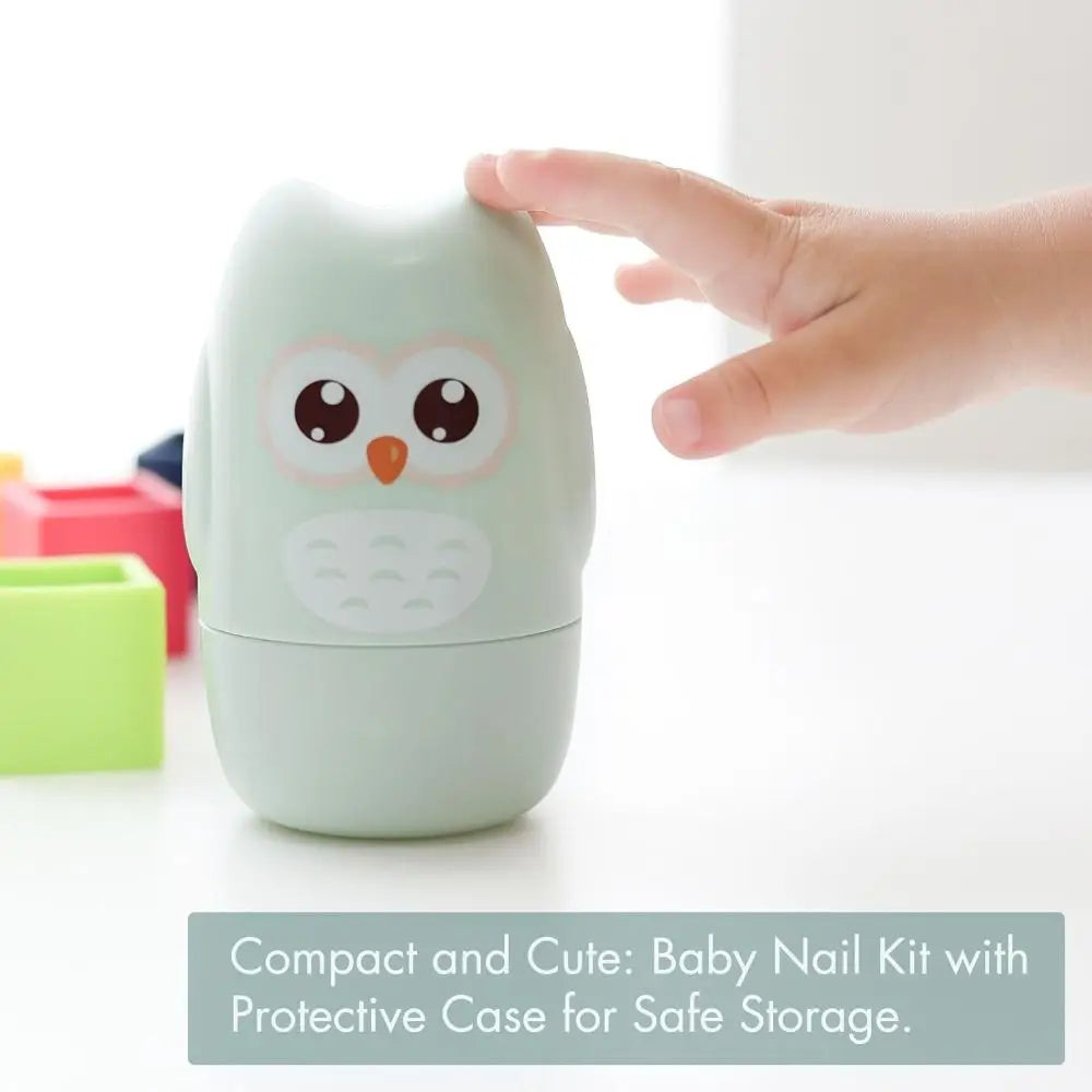 Owl Baby Nail Kit – 5-in-1 Safety Manicure Set with Case