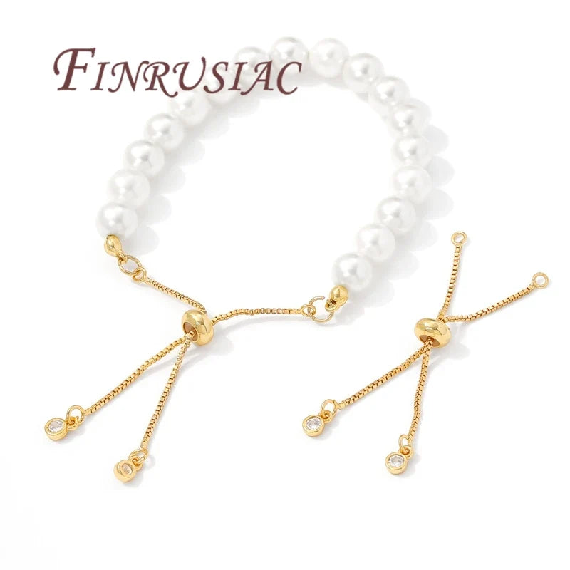18K Gold Plated Box Chain Extender – Necklace & Bracelet DIY