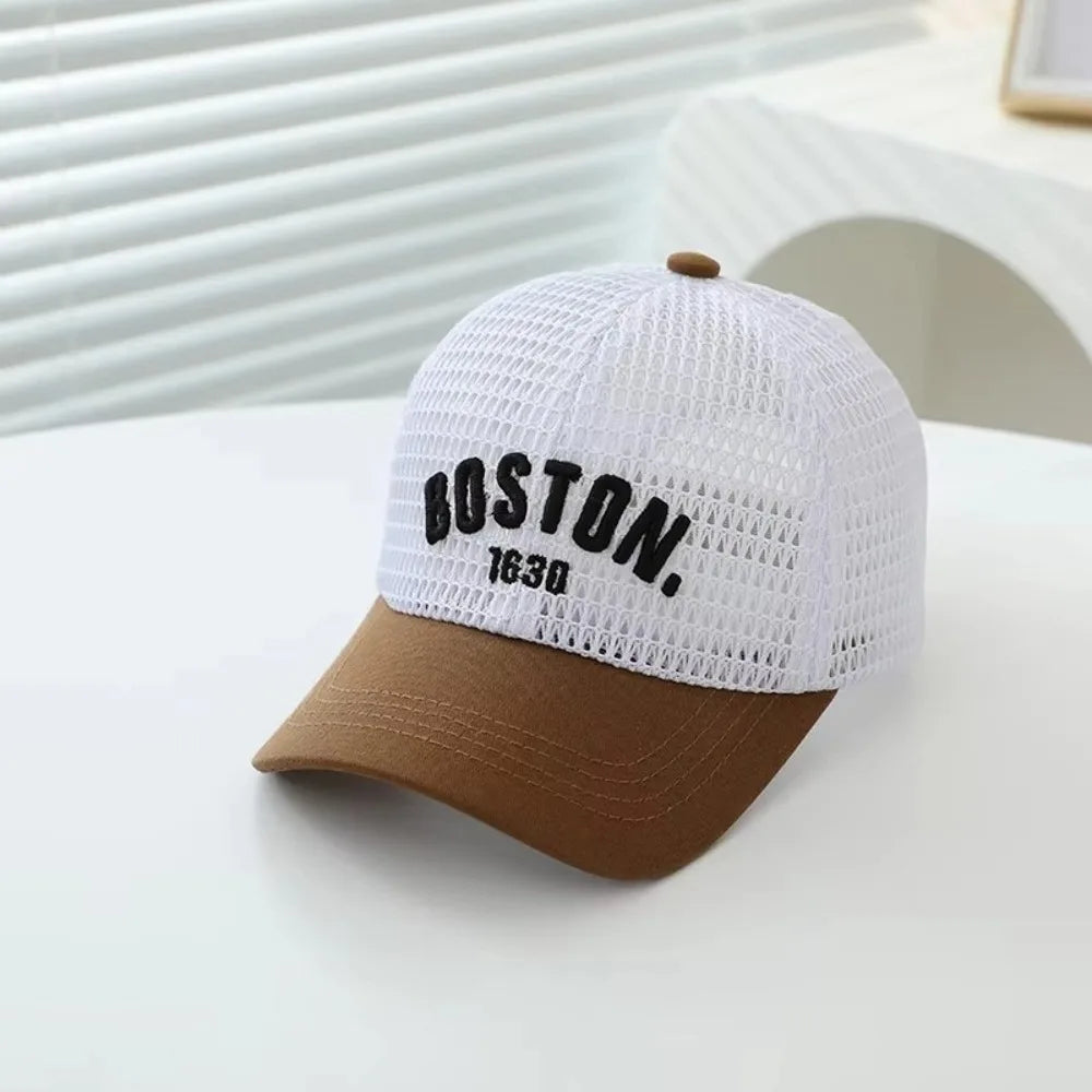 Toddler Baseball Cap – Breathable Mesh Sun Visor Hat for Kids