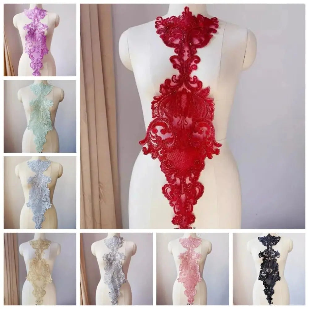 Large Sequin Embroidery Flower Patch – Dance Costume Appliqué