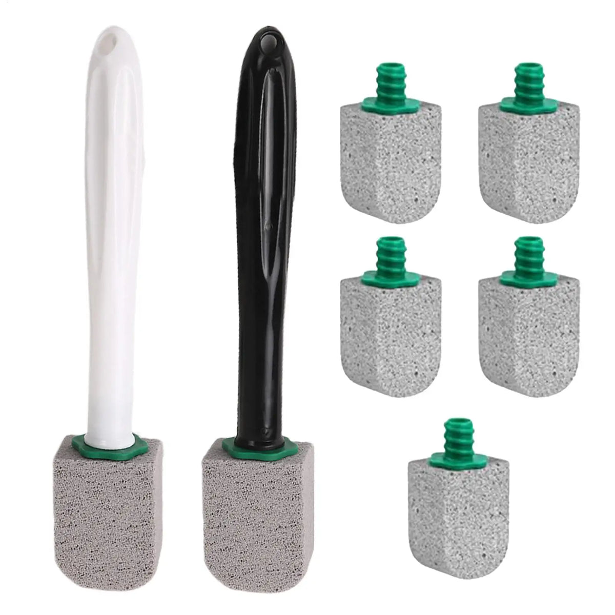 Pumice Stone Toilet Cleaning Wand – 1 Handle & 5 Heads