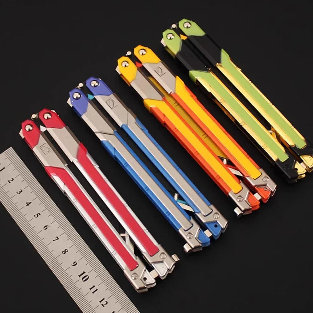 Valorant RGX Foldable Butterfly Knife Toy – 20cm Zinc Alloy