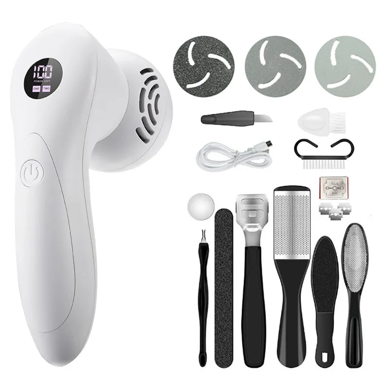 DUTRIEUX 2-Speed Electric Callus Remover with Dust Suction