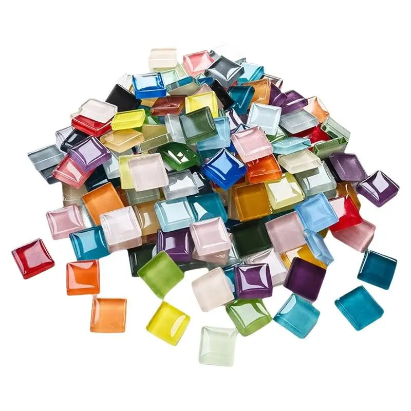 Crystal Mosaic Tiles 1.5cm – 50 Colors 200g DIY Craft Pack