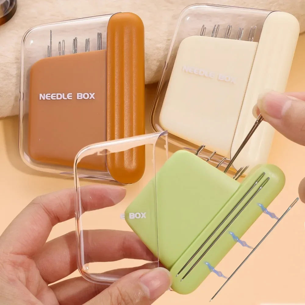 Magnetic Sewing Needle Box – 5-Size Embroidery Storage Case