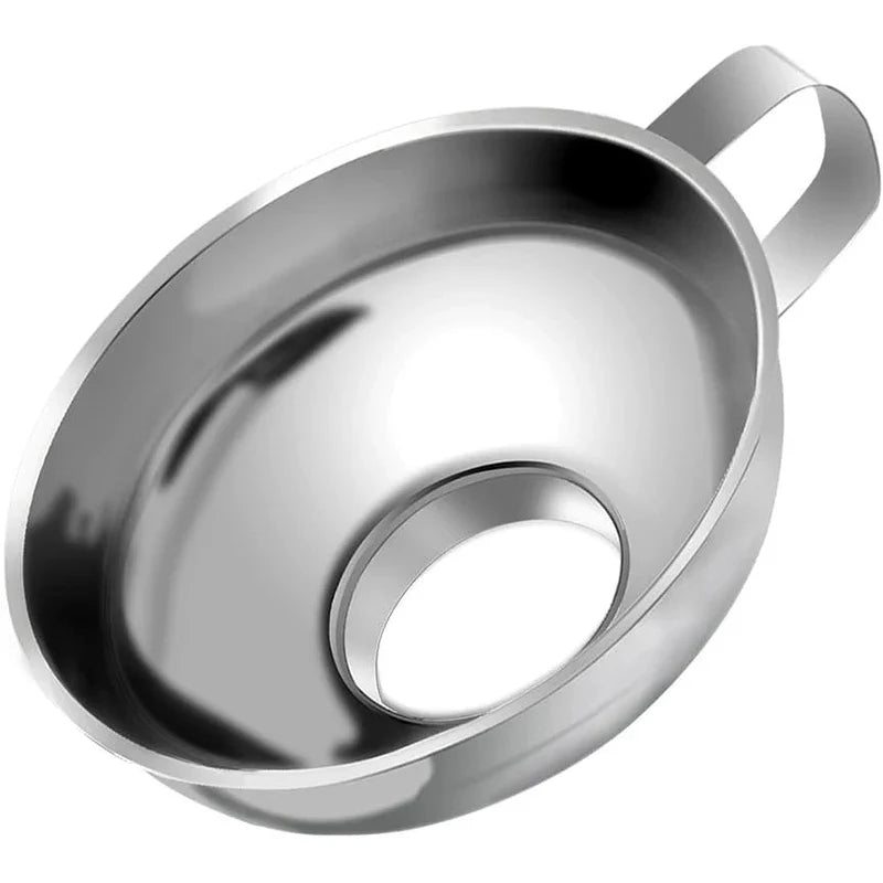 Stainless Steel Wide Mouth Kitchen Funnel – Oil, Jam & Sauce