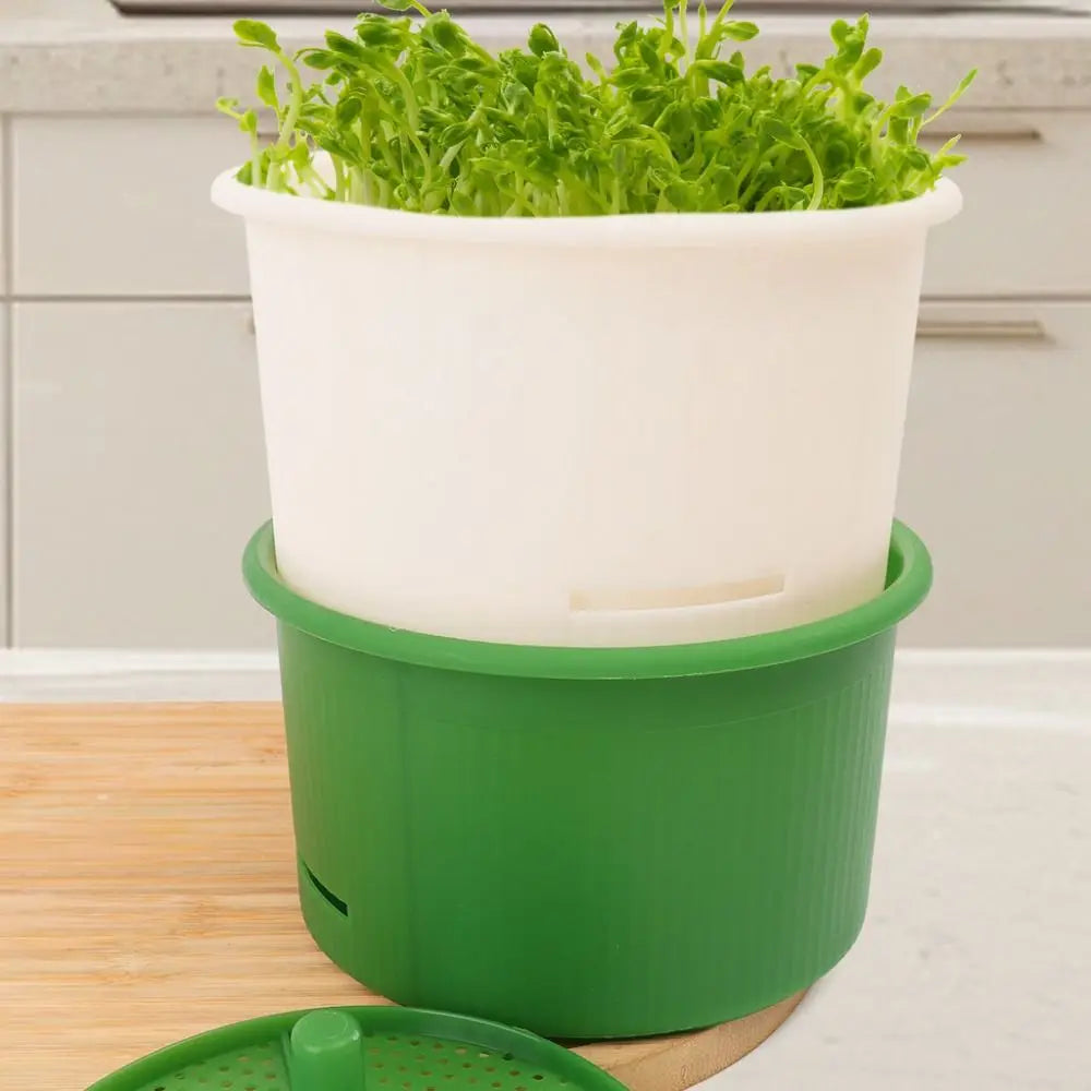 Stackable Bean Sprout Nursery Pots – Hydroponic Growing Kit