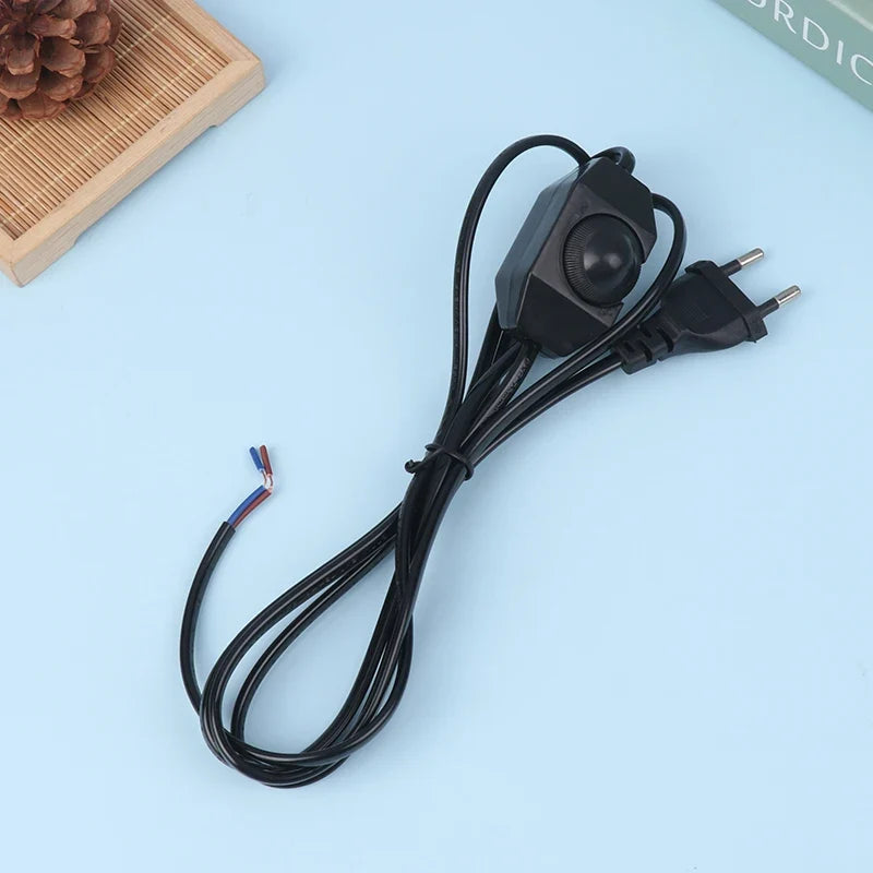 1.8M EU Plug Extension Cord with Dimmer Switch | Table Lamp