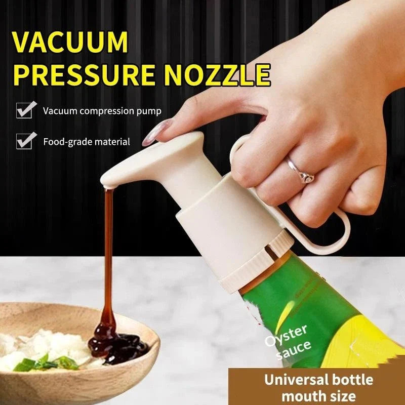 Universal Sauce Dispenser Pump Head – Leak-Proof PP Bottle Pump