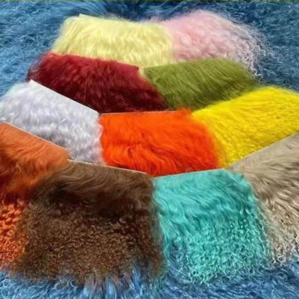 Mohair Lamb Wool Curly Hair Weft – DIY Doll Wig Extensions